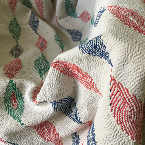 ヴィンテージキルト/ノクシカタ刺繍/カンタ/刺し子/手仕事 ヴィンテージキルト/ノクシカタ刺繍/カンタ/刺し子/手仕事
