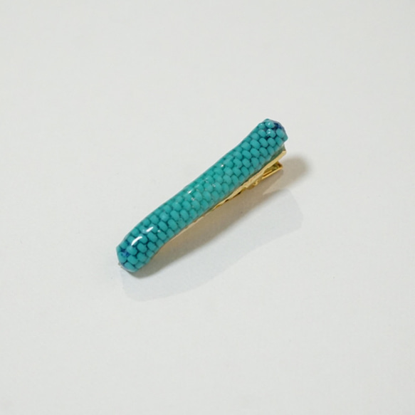 珠條髮夾 / 綠松石 (PBH-002) 第1張的照片