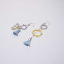 ≪jewelry.Polaris≫ オリエンタル ピアス・イヤリング_AQUA 1枚目の画像