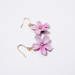 ≪jewelry.Polaris≫ 桜 Chery Blossom フックピアス・イヤリング 6枚目の画像