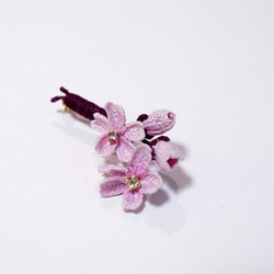 ≪jewelry.Polaris≫ 桜 Chery Blossom ピンブローチ【受注製作】 1枚目の画像