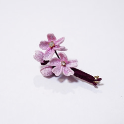 ≪jewelry.Polaris≫ 桜 Chery Blossom ピンブローチ【受注製作】 6枚目の画像