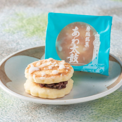 【房総銘菓】安房太鼓　9個入り【粒あんサンド】 1枚目の画像