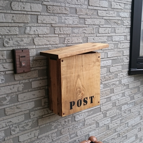 ☆天然無垢材郵便Post☆ その他家具 G-S-S 通販 3849424｜Creema(クリーマ)