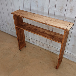 ❴天然無垢材❵アイアンフレームシェルフ 天然無垢材アイアンフレームシェルフ【サイズ900×800】 棚