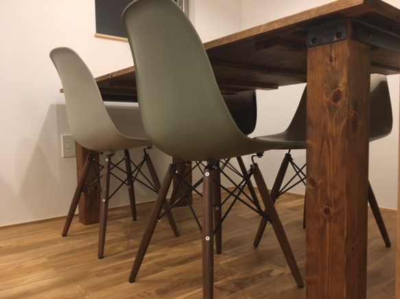 天然無垢材ダイニングテーブル【サイズ1200×700】 ヴィンテージ