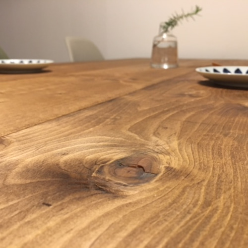 天然無垢材ダイニングテーブル【サイズ900×700】 ダイニングテーブル