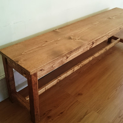 シャビーなカントリーベンチ120背もたれつき ソファ・ベンチ putto