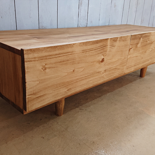 天然木　無垢材　テレビ台　ローボード 送料無料!!!】天然無垢材 テレビボード ローボード テレビ台・テレビ