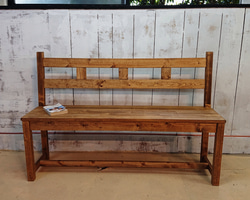 〈二台セット〉約85cm 無垢材のスラットデザインベンチ収納付バリサンダ&チーク 二台セット〉約85cm 無垢材のスラットデザインベンチ収納付