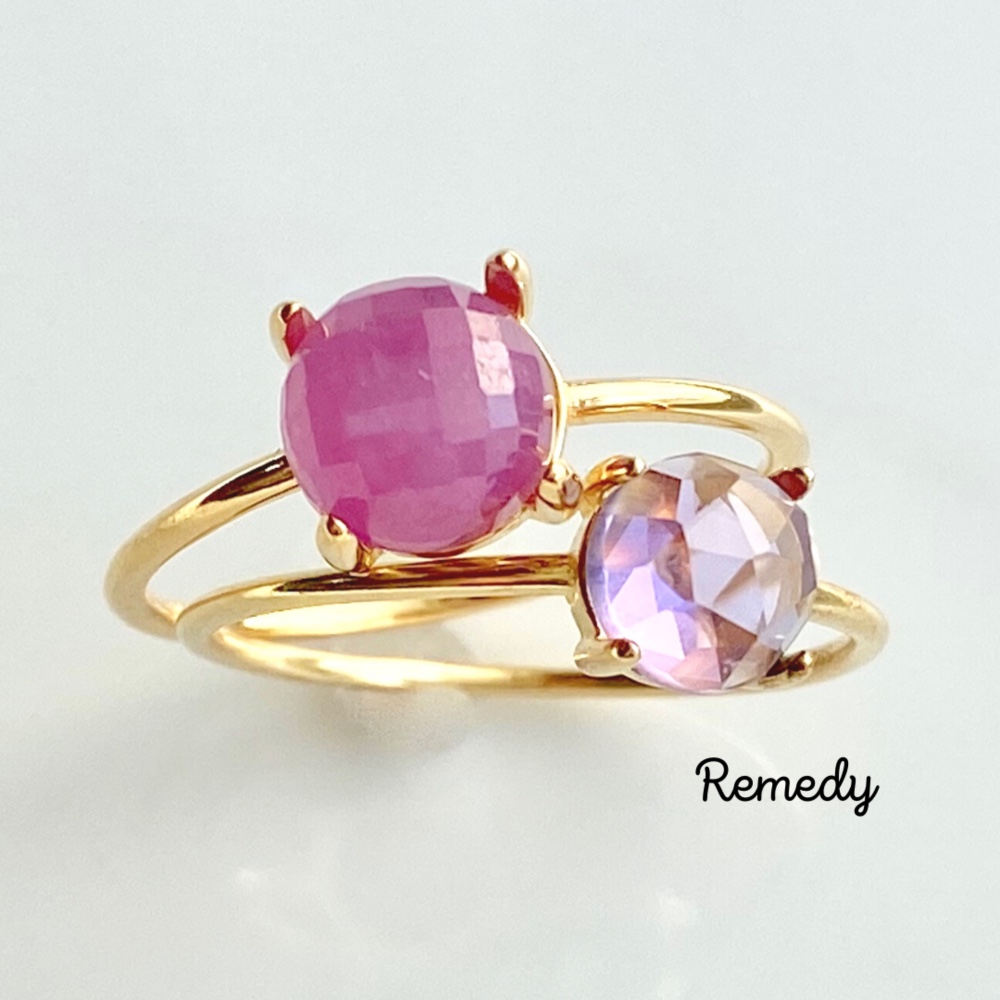 AbHeri ピンクサファイアリング ※最終価格※アベリ