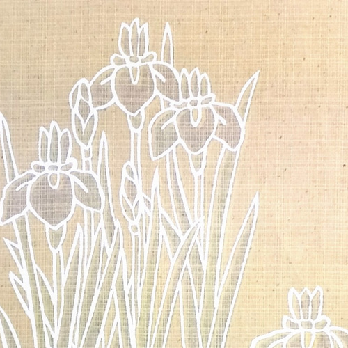 数量限定・本格的！】あなたが描く！「かきつばた」の手染め