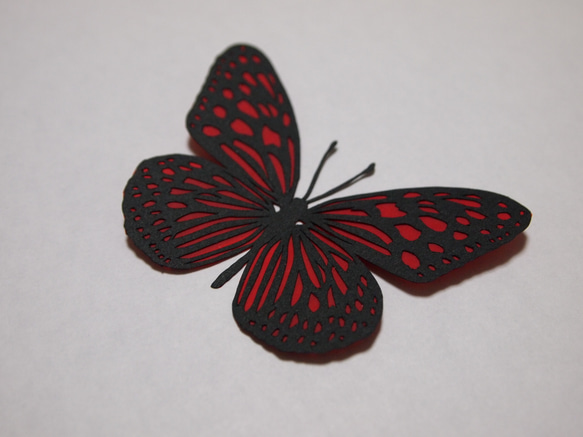 蝶々（赤） 2枚目の画像