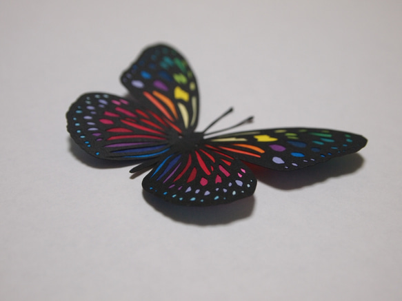 蝶々（虹色） 2枚目の画像