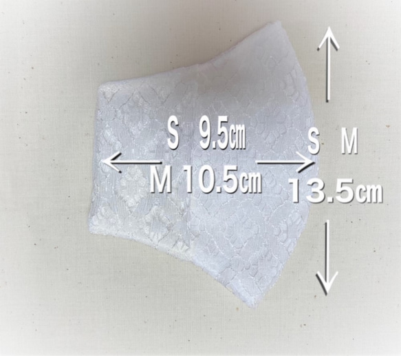 不織布マスクカバー　お肌に優しい　息がしやすく話しやすい　縦にノーズワイヤー入りの超立体　とても軽いです 10枚目の画像