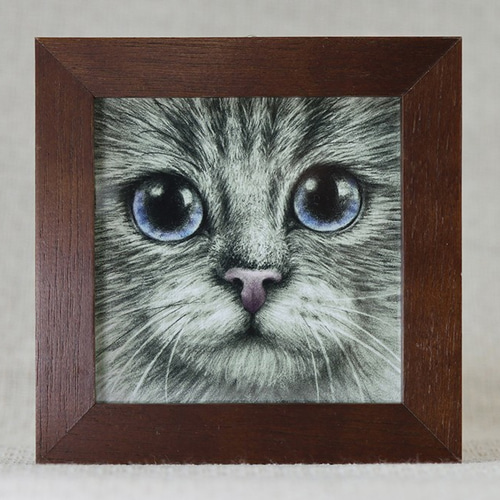 鉛筆画 額入り】猫 ジークレーアート 絵画 宏丸 通販 10440067