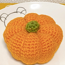 ハロウィンかぼちゃ　あみぐるみ野菜 4枚目の画像