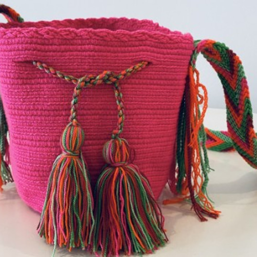 コロンビア産 ワユーバッグ ショルダー 刺繍 wayuu 民族
