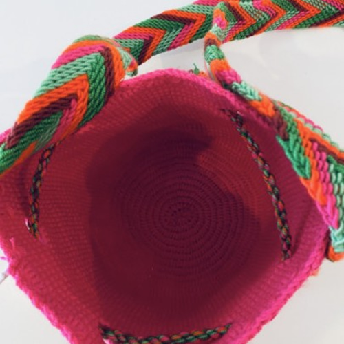 コロンビア産 ワユーバッグ ショルダー 刺繍 wayuu 民族