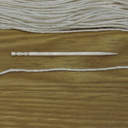 綿糸　20/8　かせ　きなり　約300ｇ（１かせ約100ｇ×3かせ）　 3枚目の画像