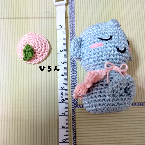受注生産※❰桜のような桃のような？お地蔵ｼｬﾝ~お地蔵ｼｬﾝと共に爽やかな 
