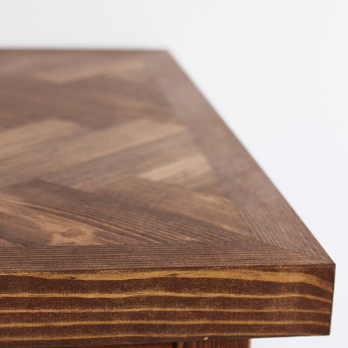 ヘリンボーン テーブル Herringbone Vintage Style Low Table – KANADEMONO