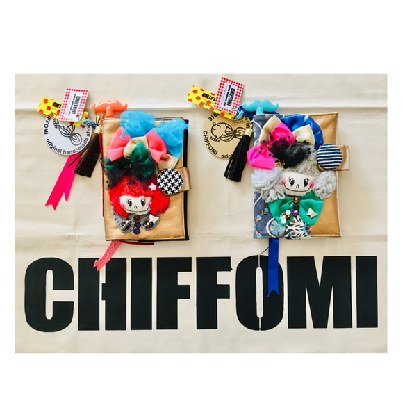 【CHIFFOMI】リボンが可愛い♡女の子手帳カバー 6枚目の画像