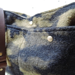 “免費送貨”科比ORZO背面起絨針織雙肩包Sakosshu偽裝卡其OR526 第2張的照片