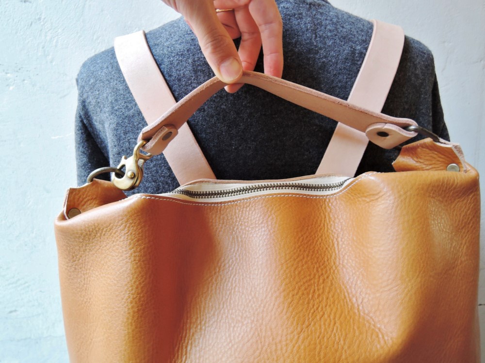 ≪A4対応≫ レザーリュック 姫路レザー ベージュ【OR325】