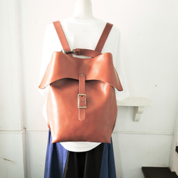 牛革手作りリュックサックレザーバックパック リュック・バックパック