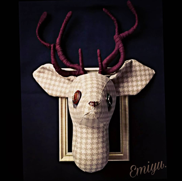 ○受注製作○EMIYUのハンティングトロフィー（鹿）※サンプル その他
