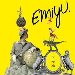 EMIYUガールのブローチポーチ 2枚目の画像