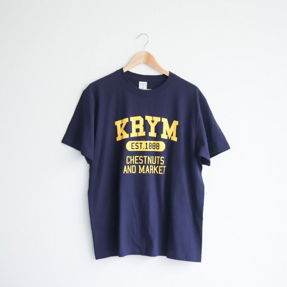 KRYM Tシャツ #2 college【北海道栗山町ローカルT】 4枚目の画像