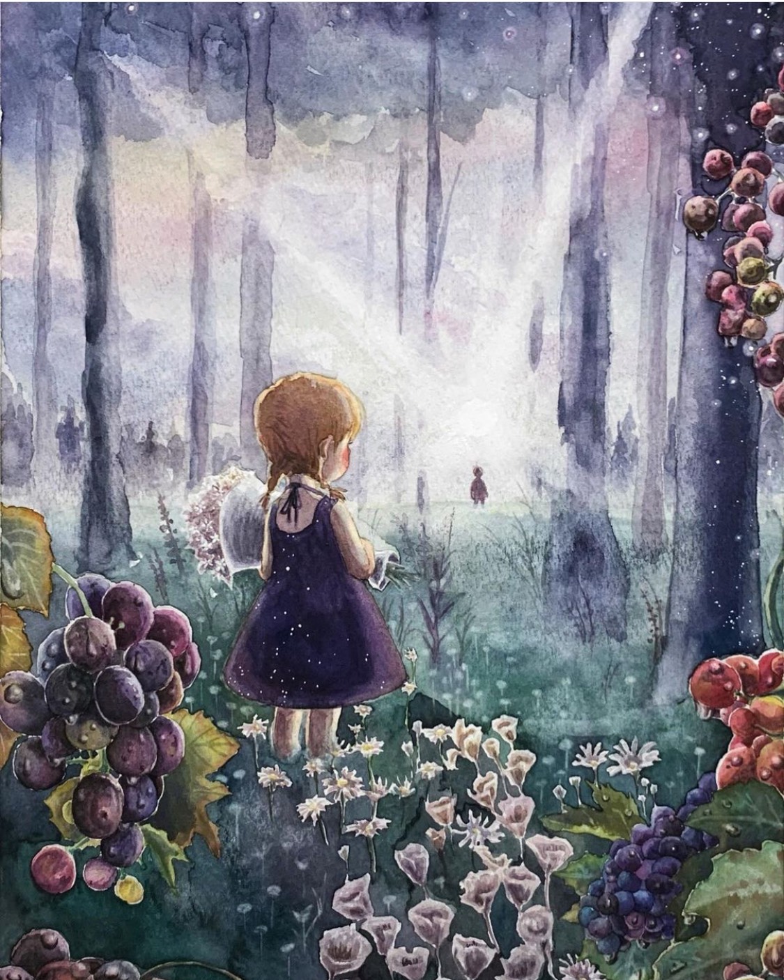 ❇︎ アフタヌーンティー ❇︎ 水彩画 オリジナルイラスト ❇︎ アフタヌーンティー ❇︎ 水彩画 オリジナルイラスト