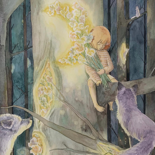 オーダーメイド水彩イラスト 絵画 Maika Tabayashi 通販 オーダーメイド水彩イラスト 絵画 Maika Tabayashi 通販