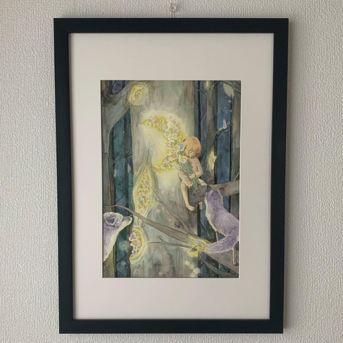 オーダーメイド水彩イラスト 絵画 Maika Tabayashi 通販 オーダーメイド水彩イラスト 絵画 Maika Tabayashi 通販