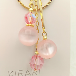 桜色のポラリスの春ピアス 6枚目の画像