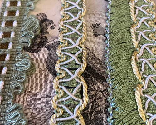 アンティーク フランス ブレード リボン 縁飾り 6. リボン・テープ RUI