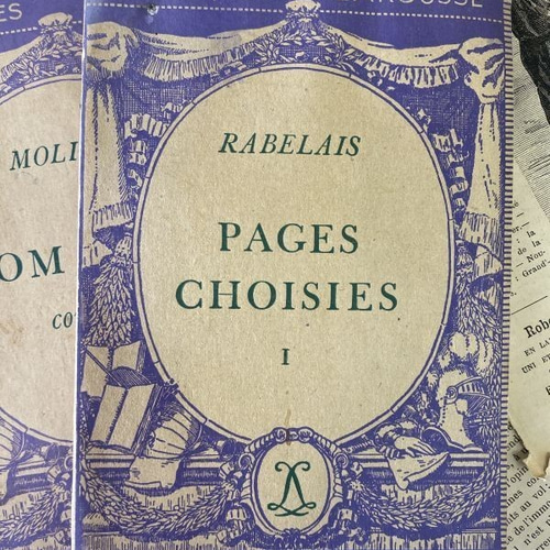 1955年　装丁の素敵なフランスの百科事典　ヴィンテージ　アンティーク 1955年 装丁の素敵なフランスの百科事典 ヴィンテージ アンティーク