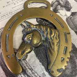 イギリスのアンティーク ホースブラス73 馬飾り 1枚目の画像