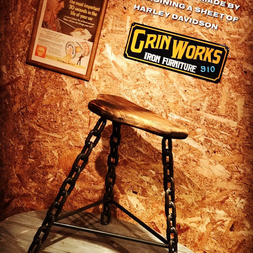 チェーンスツール　アイアン アイアンチェーンスツール 椅子（チェアー）・スツール grin works
