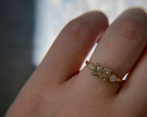 mei jewelry リング ブラウンダイヤ K18PG mei jewelry リング ブラウンダイヤ K18PG mei jewelry リング