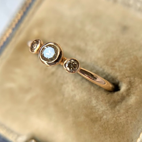 mei jewelry リング ブラウンダイヤ K18PG mei jewelry リング ブラウンダイヤ K18PG - メルカリ