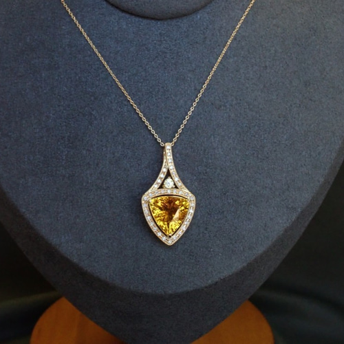 一点物！完全手作り ゴールデンベリル4．30ctクラシック