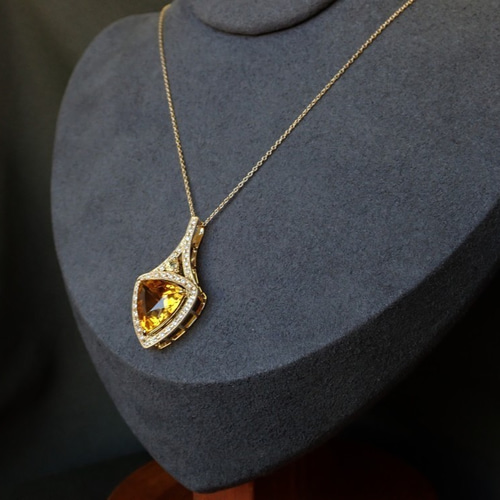 一点物！完全手作り ゴールデンベリル4．30ctクラシック