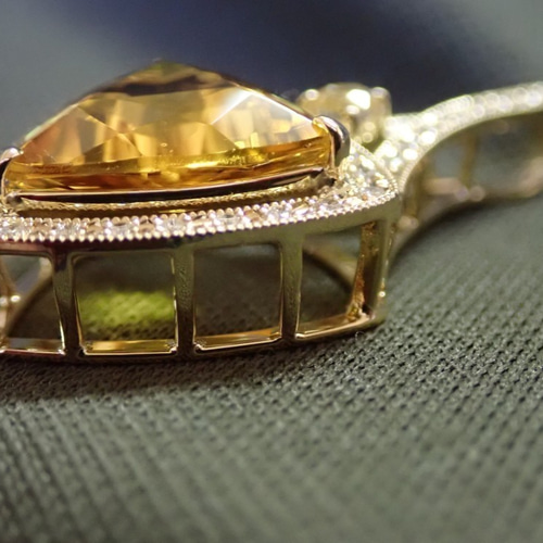 一点物！完全手作り ゴールデンベリル4．30ctクラシック