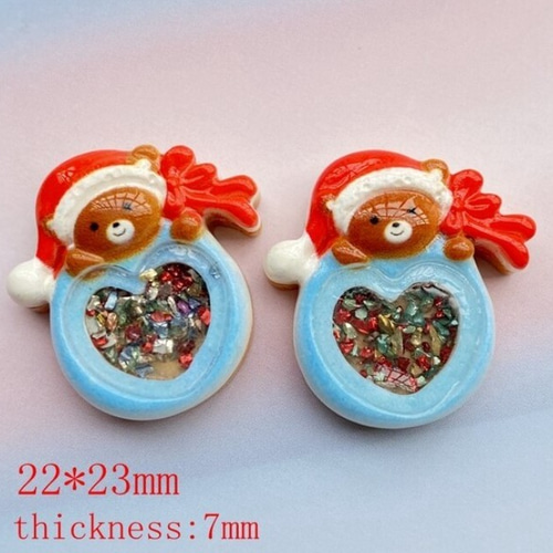 シェイカータグ④ 3個セット クリスマス ガーランド シェーカー