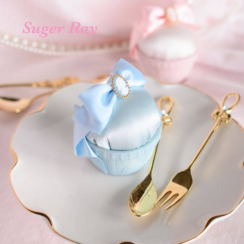 ピンクッション(針山)&デザインピンset＊Blue その他雑貨 jun