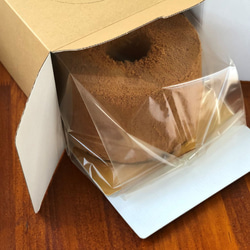 【超貴重な有機JAS認証Sweets】自然栽培有機小麦のみ使用した有機シフォンケーキ：抹茶 2枚目の画像