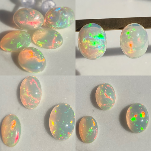 ✨Dancing of color✨プレシャスオパール9mm✨オーバル ルース1粒